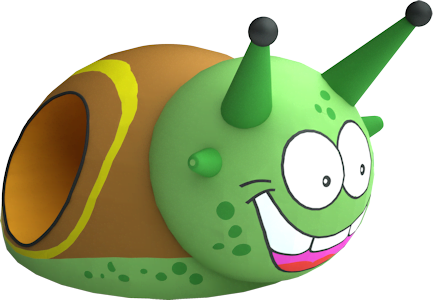 figura gumowa slimak