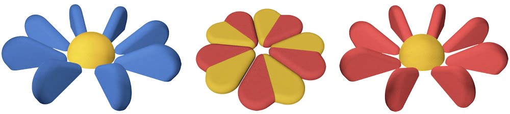 Miasto kolorowe, przyjazne, wyjątkowe 8 gumowe kwiaty EPDM