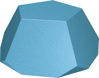 Kształty geometryczne 5 Pol Diament EPDM niebieski